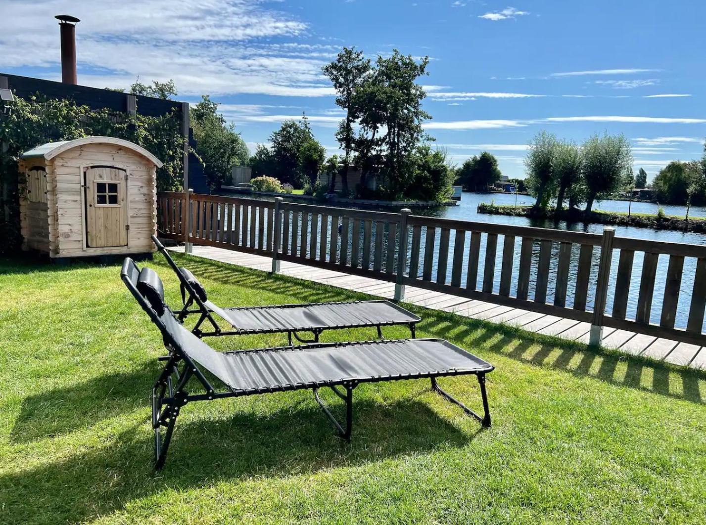 New - Private Residence With Sauna - On A Lake Near Amsterdam Vinkeveen Extérieur photo